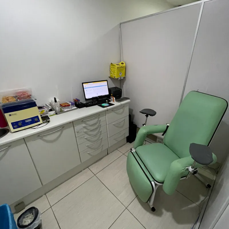 Exame ocupacional no centro de Camaçari